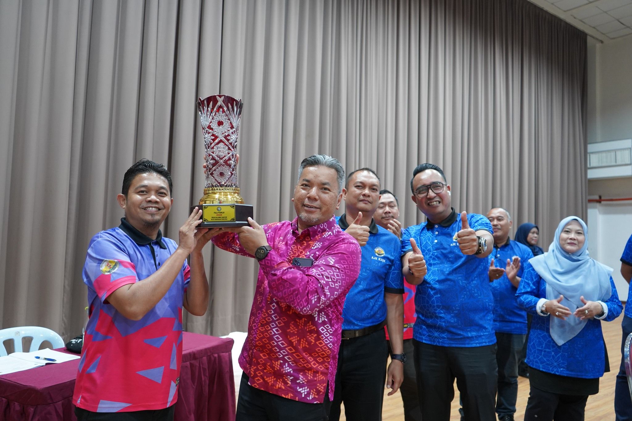 YANG DIPERTUA MPTI RASMI MESYUARAT AGONG KELAB SUKAN DAN KEBAJIKAN MPTI KALI KE-8